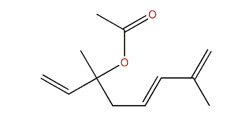 3,7-Dimethylocta-1,5,7-trien-3-yl acetate